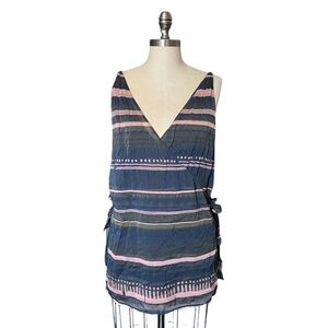 3.1 Phillip Lim Layered Silk Wrap Tank Top